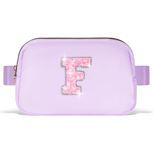Image of Uygafly Gift for Teen Girls Kids Daughter Her - Birthday Gifts for 3 4 5 6 7 8 9 10 11 12 13 Year Old Girls,Fanny Pack Crossbody Bag Purse Belt Bag Cute Trendy Stuff | Lavender,F