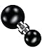 BRCOVAN 1'' to 17mm Ball Adapter, Compatible with RAM Mounts B Size Double Socket Arm, Suitable for 17mm Swivel Ball Mounting Pattern Device Mounts