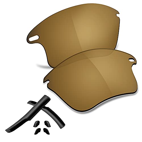 Image of Polarized Replacement Lenses & Rubber Kits for Oakley Fast Jacket XL OO9156 Sunglass