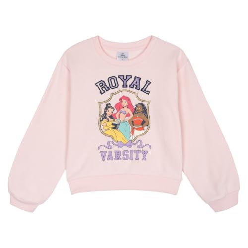 Image of Disney Girls' 2-Piece Fleece Sweatshirt and Pleated Skirt Set Toddler to Big Kid