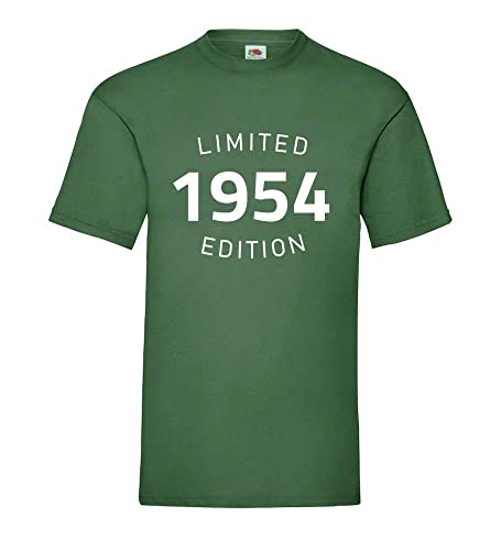 T-shirt 1954 Limited Edition homme vert bouteille grande taille XXXL en coton