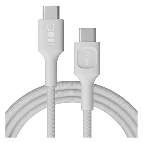 Green Cell PowerStream Câble USB-C vers USB-C 1,2m PD 100W 480 Mbit/s Blanc