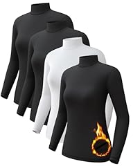 Mock Neck-3black &White