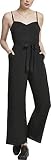  Urban Classics Ladies Spaghetti Jumpsuit Mono, Negro (Black 00007), XX-Large para Mujer