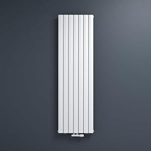 mai & mai radiateur à eau chaude mural chauffage central 180x54cm radiateur blanc vertical en acier double couche fv