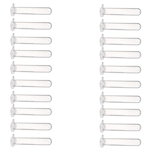 Image of Othmro 100Pcs 15ml Plastic Lab Centrifuge Tubes 4.25inchx4.01inch Vial Test Tube Sample Storage Container Liquid Centrifuge Tube Round Bottom with Snap Cap for Beads Yeast Specimen Sample Laboratory