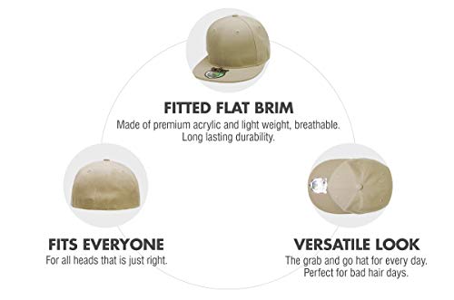 Image of KBETHOS Original 6 Panel Flat Brim True-Fit Fitted Cap