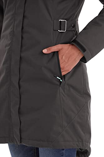 Killtec Damen Funktionsparka Mit Abzippbarer Kapuze Alisi, schwarz, 46, 32730-000