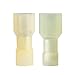 Calterm 61356 Electrical Tab Disconnect M/F Pair Terminals, 12-10 AWG, 3 pk, Yellow