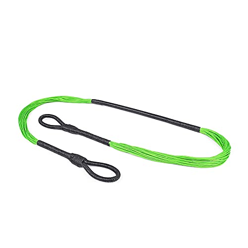 ELONG OUTDOOR Tendón de repuesto para Cobra de 50 libras a 80 libras, con puntas de extremidad, 20 hilos, cuerda de arco HMPE 1600D