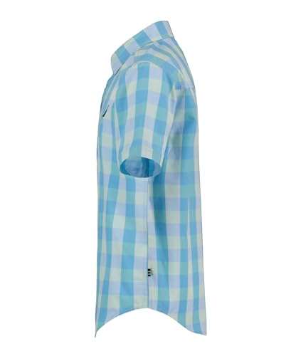 Image of Nautica Boys Short Sleeve Woven Button-Down Shirt. Light Weight & Breathable