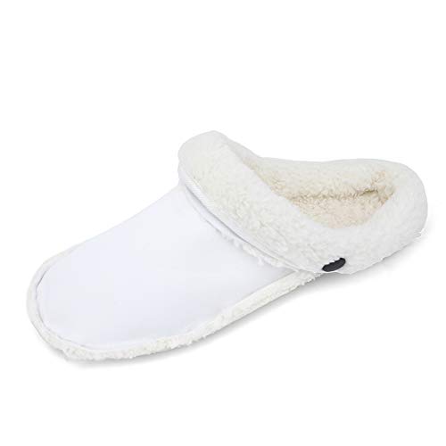 hiitave Replacement Insoles for Clogs Mules Indoor Slippers White 8-9 UK