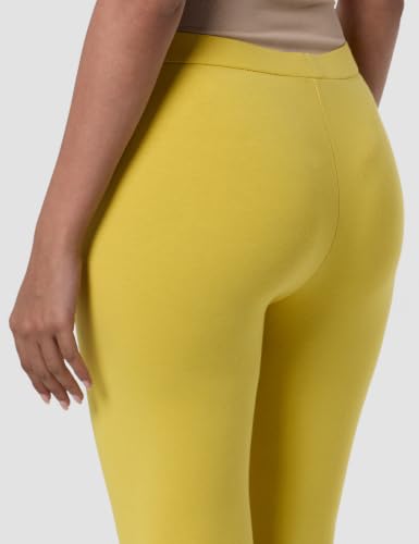 Image of W for Woman Women's Regular Fit High Rise Coral Cotton Jersey Tights