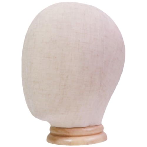 Soporte para cabeza de peluca Hrippy con base estable para exhibición de gorras y cascos 2