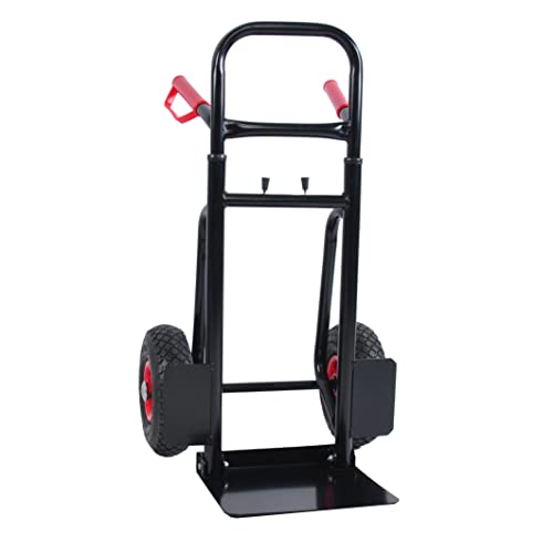 Carretilla de mano plegable con ruedas sólidas de 10 pulg miniatura 4