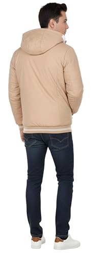 Image of Export Quality Reversible Puffer Jacket in GLD Material best for Winterwear /Hiking /Biking /Camping /Mountaineering /Fashion & Casual Wear(Control Temperature up to 3 Degree Celsius)(3C)