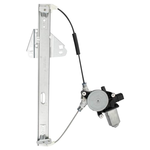Image of TRQ Rear Right Power Window Regulator & Motor Assembly Passenger Side Compatible with 2004-2005 Acura TSX