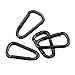 Ldabrye 4Pcs Small Carabiner Clips Aluminum Alloy Spring Hooks Outdoor Camping D Rings Clip Hook
