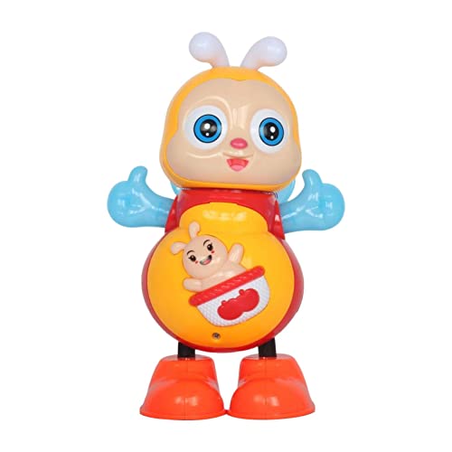 Abelha Brinquedo Musical | Brinquedo de bebê de abelha amarela - Brinquedo de engatinhar para aprend