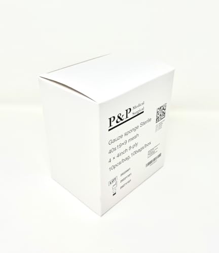 Gauze Surgical Sponges Cotton STERILE Woven 8-ply High Grade Quality 4"x4" Class I(a) All Purpose Pads Box of 200 miniatura 6