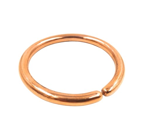 Image of SHINDE EXPORTS Heavy Pure Copper thick Bracelet Bangle Unisex Kada Solid Handmade Cuff for Men & Women