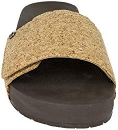 REVITALIGN Women's Breezy Deluxe Slide Sandal, Cork, 8 | Image 3