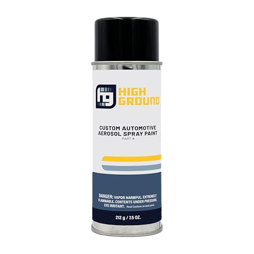 HIGH GROUND Custom Automotive Aerosol Spray Paint - Factory OEM Color Aerosol Cans - Perfect Match for Your Vehicle