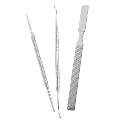 PartyKindom Nail Manicure Set 3-Piece Travel Manicure Kit Perfect for Nail Salon or Home