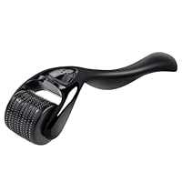 Derma-Roller 0,5mm, Bartroller Bartwuchs, Needling Roller für Gesicht Hautpflege, Derma-Roller Haare, Narbenroller, Microneedling Roller mit 540 Titanium zur Anti-Falten, Anti-Aging