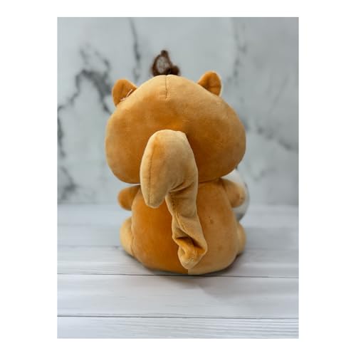 Image of ADORA Hooded Teddy Bear Soft Toy - Kawaii Plushie for Kids, Cute & Huggable Baby Plush Toy, Lovable Gift for Boys & Girls, Ideal for Birthdays & Special Occasions (Squirrel)