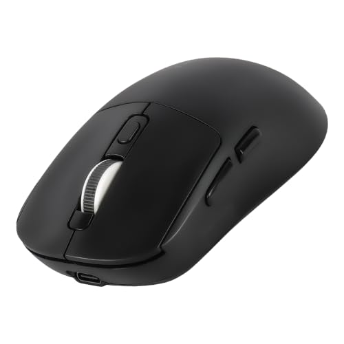 Image of Zebronics Viper 100W Premium Wireless Gaming Mouse, Tri-Mode Rechargeable, 1000Hz Polling Rate, 5 Programmable Buttons, Advanced Windows Software, up to 8000 DPI, Huano Switches, Gaming Grade Sensor