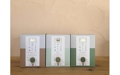 ハンさんのおいしいくわ茶スティック60p×3種セット お茶 健康 ヘルシー ダイエット 簡単 お手軽 カフェインレス セット ギフト 贈答 プレゼント[5839-1235]