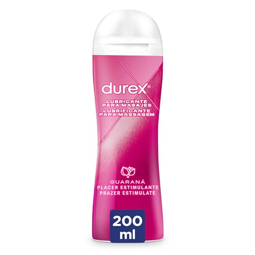 Durex Play Massage 2 en 1 Gel de Masaje & Lubricante Intimo con Guaraná 200 ml