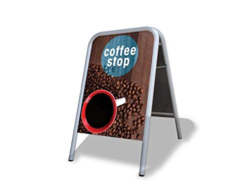 Coffee Stop Large A Board Pavement Sign MEGA Listing Outdoor Street Advertising Display...