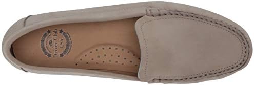 Driver Club USA Women's Leather Made in Brazil Luxury Driving Loafer with Venetian Detail, Grey Nubuck, 10.5 M US | Image 4