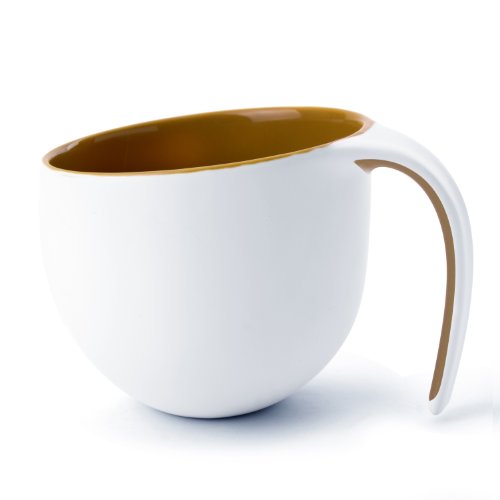 Asobu The Porcelain Jewel - Taza de porcelana, color marrón