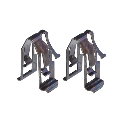 X AUTOHAUX 2pcs Black Iron Sun Visor Cap Clip Clip Retainer No.74336-52010 for Toyota Land Cruiser...