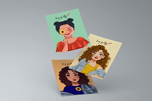 D2C Card 300 Gsm Decorative Animated Crafts Thick Jewelleries, Earrings, Necklaces Display Tag Cards For Packaging & Display D4 (Pack of 42) (Multicolor)