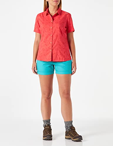 CMP - Camicia a Maniche Corte da Donna, Red Kiss