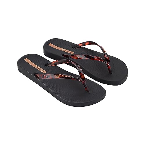 Ipanema Damen ANAT Connect FEM Flipflop, Black/Clear, 43 EU