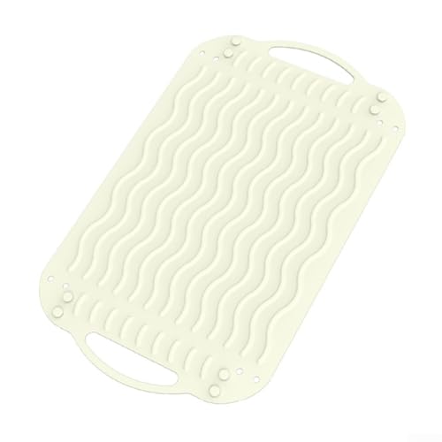 Sottopentola per piani di lavoro da cucina, tappetini in silicone per pentole calde, tappetini pieghevoli resistenti al calore per cucina (metri bianchi)