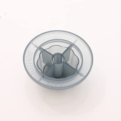 Dpois Plastic Fan Blade Leaves Universal Household Standing Pedestal Fan Table Fanner Replacement Part With Nut Cover Type L 15 Inch #TOP4