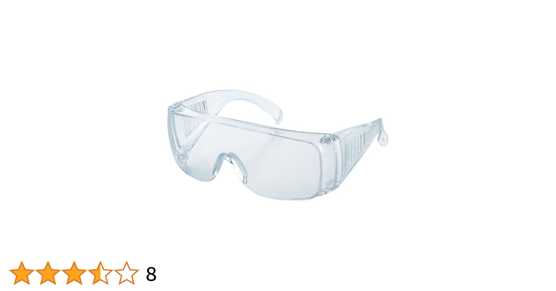 TRUSCO - TRUSCO 一眼型セーフティグラス クリア TSG3310P(10コ入) TSG3310P 一眼型セーフティグラス(透明) TRUSCO メガネ併用可能