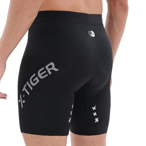 X-TIGER Pantalones Cortos de Ciclismo para Hombre con 5D Gel Acolchado MTB Ciclismo para Hombre de Secado RáPido Cortos de Ciclismo de MontañA