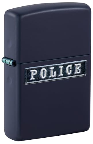 Encendedor Zippo Police Emblem Navy Matte 81710 miniatura 1