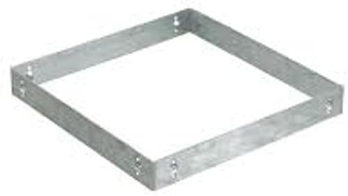 Milbank 88GC Wireway Connector 8 Inch x 8 Inch Steel ANSI 61 Gray Polyester Powder Coated