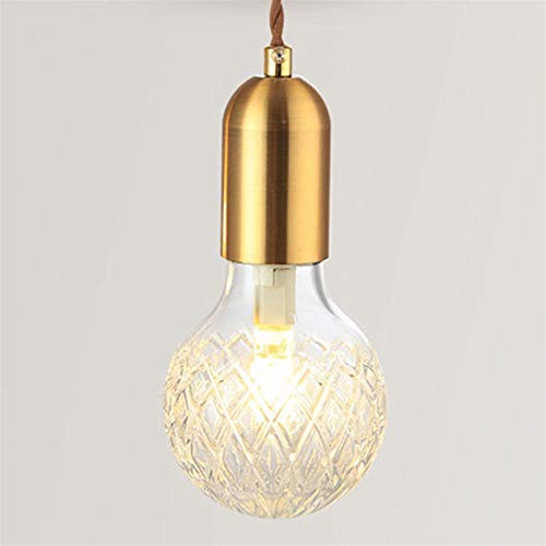 Lustre à tête unique suspendu pour comptoir de bar et salon créatif