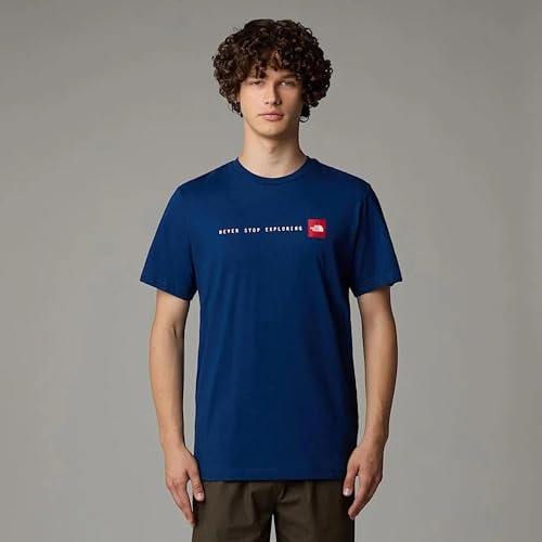 Tee Shirt TNF Never Stop Exploring en coton anti-irritation blanc fn41