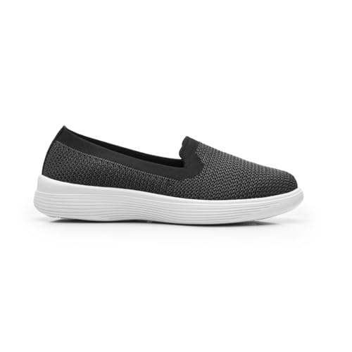 Flexi Flats Mujer Estilo 104930 Negro (24.0 cm)