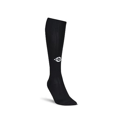 Nivia Classic Football Stockings, Micro Yarn Stocking, For Men & Women, Knee Length, Soccer Stockings, Sports Stockings (Black) Size-L 9 31DdjYij4nL